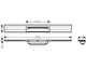 Трап линейный для душа HANSGROHE RainDrain Flex 700мм монтаж в стену черный 56050340 - изображение 2