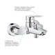 Набір змішувачів 4 в 1 для ванної кімнати та кухні Grohe QuickFix Start M-Size UA202301KE - зображення 15