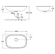 Умивальник на стільницю Grohe Eurostyle 50x38, білий альпін (39216000) - зображення 4