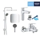 Набір змішувачів 3 в 1 для ванної кімнати із системою Flex M-Size Grohe Start UA202305RM - изображение 14