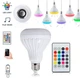 Музична лампочка світлодіодний світильник RGB Bluetooth з пультом дистанційного керування 110 В 220 E27 Music Bulb - зображення 1
