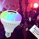 Музична лампочка світлодіодний світильник RGB Bluetooth з пультом дистанційного керування 110 В 220 E27 Music Bulb - зображення 2