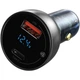 Автомобільний зарядний пристрій Baseus Particular Digital Display PPS Dual Quick Charger 65W USB + Type-C - зображення 3