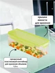 Багатофункціональний мультислайсер для овочів та фруктів Nicer Dicer Зелений + набір насадок - зображення 4