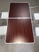 Стіл для пікніка Folding Table Коричневий з круглими ніжками - зображення 8