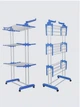 Сложная многофункциональная сушилка для белья 3 Tiers Garment Rack Белая - изображение 6