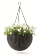 Підвісний горщик для квітів Keter Rattan Style Hanging 8,6 л коричневий 229544 - изображение 3