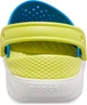 Детские кроксы Crocs Literide Kids Bright Cobalt/Citrus J1 31-32р. (20 см) Синий с зеленым - изображение 3