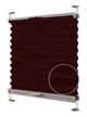 Жалюзі-плісе Wenster тканинні Cosimo One VSM1 Duo Ecoro 123 70х170 см Бордовий (8111544019592) - зображення 1