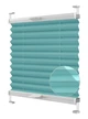 Жалюзи-плиссе Wenster тканевые Cosimo One VSM1 Duo Thermo 215 70х60 см Аквамарин (701424019592) - изображение 1