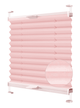 Жалюзи-плиссе Wenster тканевые Cosimo One VSM1 Duo Ecoro 120 70х170 см Светло-розовый (8111454019592) - изображение 1