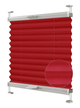 Жалюзи-плиссе Wenster тканевые Cosimo One VSM1 Duo Ecoro 124 70х170 см Красный (8111494019592) - изображение 1