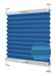 Жалюзи-плиссе Wenster тканевые Cosimo One VSM1 Duo Ecoro 126 70х170 см Голубой (8111524019592) - изображение 1