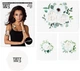 Тимчасові тату TATTon.me White Bloom Set (TSWhiteBloom) - зображення 4