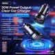 Адаптер у прикурювач Remax RCC338 PD 30W + QC3.0 1USB/1Type-C Пластик 2,4 А Чорний - зображення 2