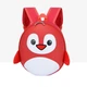 Рюкзак детский 2-6 лет Baby Bag, пингвин, цвет красный ( код: IBD003R ) - изображение 2