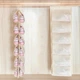 Сумка для хранения обуви, одежды, сумой Shoe Rack 6 отделов Подвесной органайзер Бежевый - изображение 3