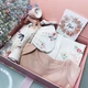 Дитячий подарунковий набір VIP з 8 речей Gift HUB для новонародженой 0-6 міс Бебі бокс для дівчинки Подарунок на виписку з пологового будинку Б217 - зображення 1