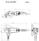 Угловая шлифмашина Metabo W 24-230 MVT (606467000) с поворотной главной рукояткой + картонная коробка - изображение 6