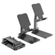 Подставка для телефона настольная раскладная Borofone Lite Star (4,7"-10", Металл ). Black - изображение 2