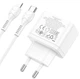Зарядное устройство HOCO Type-C to Lightning Cable Triumph charger set N29 |2Type-C, 35W/3A, PD/QC| white - изображение 1