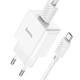 Зарядний пристрій HOCO Leisure Micro USB cable single port charger C106A |1USB, 10.5W/2.1A| white - зображення 6