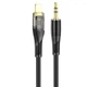 Кабель Hoco 3.5 mm to lightning Transparent Discovery Edition Digital audio conversion cable UPA25 |1M| черный - изображение 1