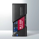 Зовнішня кишеня Axagon для SSD M.2 SATA USB Type-C 3.2 Black (EEM2-SB2) - зображення 4