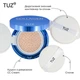 Кушон TUZ Collagen Hydro Air Cushion CC Cream 2в1 тон 01 Ivory (Слоновая кость) 12 мл + Дополнительный контейнер 12 мл - изображение 4