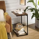 Стіл письмовий KidsBunkBed 55 x 35 x 66 см чорний коричневий - зображення 2