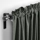Затемнювальна гардина IKEA ROSENMANDEL 135х300 см темно-зелена (705.390.68) - зображення 6
