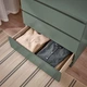 Комод з 3 ящиками IKEA MALM 80х78 см зелений (705.690.79) - изображение 5