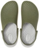 Унисекс кроксы Crocs LiteRide Clog Army Green/White M5/W7 37-38р. (22,9 см) Хаки - изображение 3