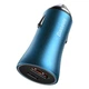 Автомобильное зарядное устройство Baseus Golden Contactor Pro Dual Quick Charger Car Charger U+C 40WWith Baseus Simple Wisdom Data Cable Type-C to iP 1m Blue (752222) - изображение 4