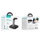 Беспроводное зарядное устройствоQi HOCO Graceful 3-in-1 charger CW43 |2.1A, 2.5/5W| Настольное - изображение 4