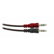 Игровая гарнитура Defender 64106 Warhead G-185 110дБ 2х3.5mm jack 2м красно-черная - изображение 3