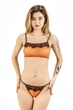 Комплект женский топ и стринги из сеточки Felisiya Lingerie Оранжевый 2002+223-395с170 S - изображение 3