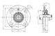Подшипник в корпусе UCFC 210 (UCFC210) BBC-R - изображение 3