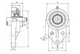 Подшипник в корпусе UCFB 206 (UCFB206) BBC-R - изображение 2
