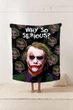 Плед 3D плюшевый Джокер Why so serious 160х200 см (FD-11606) - изображение 2