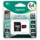 Карта пам'яті microSDXC (UHS-1) Apacer 64Gb class 10 R85MB/s (adapter SD) - зображення 2