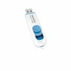 USB флеш-накопитель флешка Flash A-DATA USB 2.0 C008 16Gb White/Blue - изображение 3