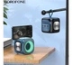 Портативна Bluetooth Колонка Borofone BR29 Interest Sports 7W RGB Black - зображення 3