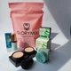 Набір База під макіяж 3 в 1 триколірна, JOMTAM Three Color + Кушон Bioaqua Aloe Vera Beauty Cushion, з екстрактом алое вера, тон 01 натуральний + Мінеральна пудра Rorec Mineral Powder - зображення 2