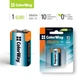 Батарейка ColorWay Alkaline Power Krona/6LR61 BL 1шт - изображение 2