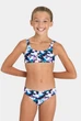 Підлітковий роздільний купальник для дівчинки Arena Tie And Dye Bikini TOP 006206-500 152 см Білий/Синій/Мультиколор (3468336893272) - зображення 3