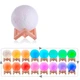 Сенсорний нічник місяць RGB Magic 3D Moon Light - зображення 5