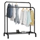 Двойная напольная стойка для одежды Double floor Hanger 110х54 см и полкой для обуви - изображение 3