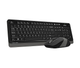 Комплект бездротовий (клавіатура+миша) A4Tech FG1010S Black/Grey - изображение 4