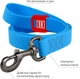 Поводок для собак водостойкий Collar WAUDOG Waterproof, S, Ш 15 мм, Дл 122 см (27312) - изображение 3